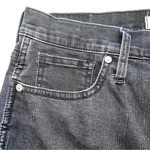 Madewell Washed Black 10” High Rise Raw Hem Skinny Jeans Sz 29T - Picture 5 of 15